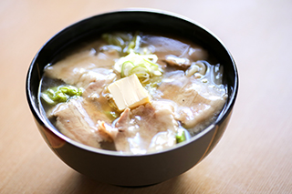 【とん白菜うどん】